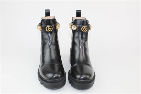 gucci ankle boots trip|gucci boots embellished.